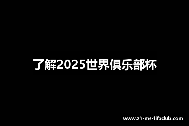 了解2025世界俱乐部杯